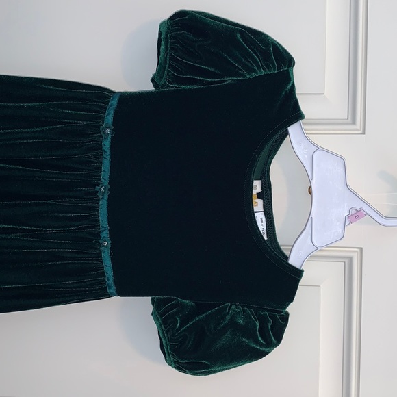 New Moves, Beautiful Dress of Dark Velvety Fabric, Perfect Holiday Dress, Size 5 - Picture 5 of 10